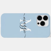 Pastel Script Monogram Hoesje-Mate iPhone 14 Pro M Case-Mate iPhone Case (Achterkant (horizontaal))