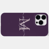 Pastel Script Monogram Hoesje-Mate iPhone 14 Pro M Case-Mate iPhone Case (Achterkant (horizontaal))