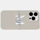 Pastel Script Monogram Hoesje-Mate iPhone 14 Pro M Case-Mate iPhone Case (Achterkant (horizontaal))