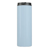 Pastel Script Monogram Thermal Tumbler Thermosbeker (Achterkant)