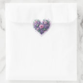 Pastel Scrollend Hart Sticker (Tas)
