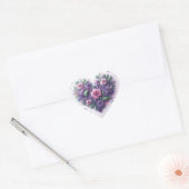 Pastel Scrollend Hart Sticker (Envelop)