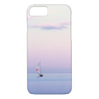 Pastel Seascape met een zeilboot