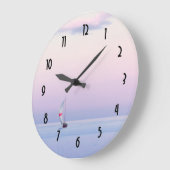 Pastel Seascape met een zeilboot Grote Klok (Hoek)