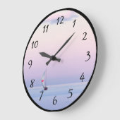 Pastel Seascape met een zeilboot Grote Klok (Hoek)