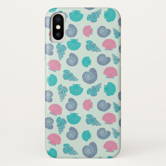 Pastel Seashell Pattern 1 Case-Mate iPhone Case (Achterkant)