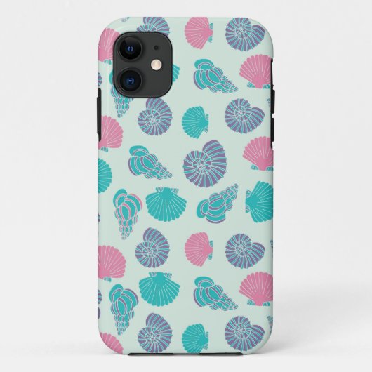 Pastel Seashell Pattern 1 Case-Mate iPhone Case (Achterkant)
