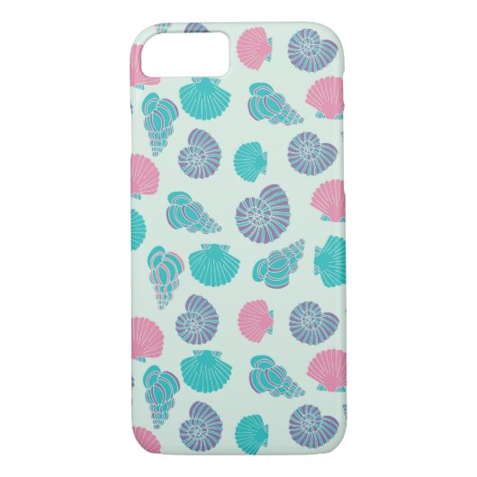 Pastel Seashell Pattern 1 Case-Mate iPhone Case (Achterkant)