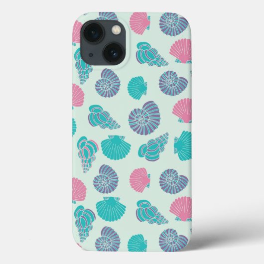 Pastel Seashell Pattern 1 Case-Mate iPhone Case (Achterkant)