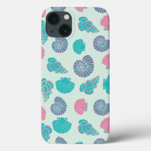 Pastel Seashell Pattern 1 iPhone 13 Hoesje