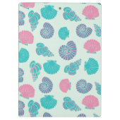 Pastel Seashell Pattern 1 Klembord (Achterkant)