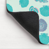 Pastel Seashell Pattern 1 Muismat (Hoek)