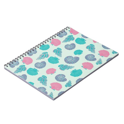 Pastel Seashell Pattern 1 Notitieboek (Linkerzijde)