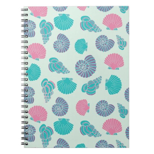 Pastel Seashell Pattern 1 Notitieboek (Voorkant)