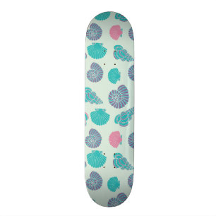 Pastel Seashell Pattern 1 Persoonlijk Skateboard