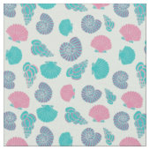 Pastel Seashell Pattern 1 Stof (Close Up)