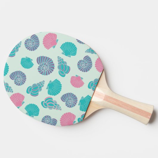 Pastel Seashell Pattern 1 Tafeltennisbatje (Zijkant)