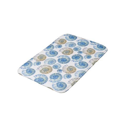 Pastel Seashell Pattern 2 Badmat (Gekanteld)
