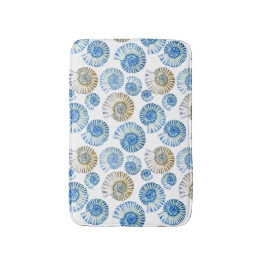 Pastel Seashell Pattern 2 Badmat (Voorkant Verticaal)