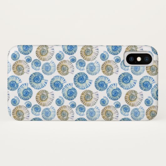 Pastel Seashell Pattern 2 Case-Mate iPhone Case (Achterkant (horizontaal))