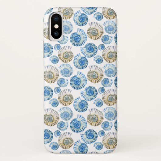 Pastel Seashell Pattern 2 Case-Mate iPhone Case (Achterkant)