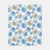 Pastel Seashell Pattern 2 Fleece Deken (Voorkant)