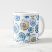 Pastel Seashell Pattern 2 Grote Koffiekop (Voorkant rechts)