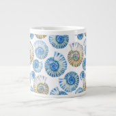 Pastel Seashell Pattern 2 Grote Koffiekop (Voorkant)
