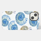 Pastel Seashell Pattern 2 iPhone Hoesje (Achterkant horizontaal)