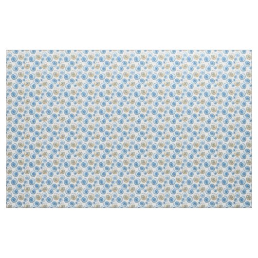 Pastel Seashell Pattern 2 Stof (Yard (91,4 cm))