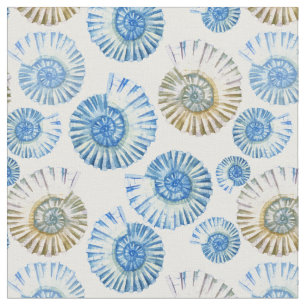 Pastel Seashell Pattern 2 Stof