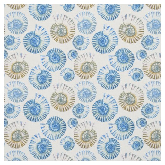 Pastel Seashell Pattern 2 Stof (Swatch)