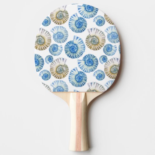 Pastel Seashell Pattern 2 Tafeltennisbatje (Voorkant)