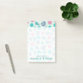 Pastel Seashell Pattern | Jouw namen toevoegen Post-it® Notes (Kantoor)