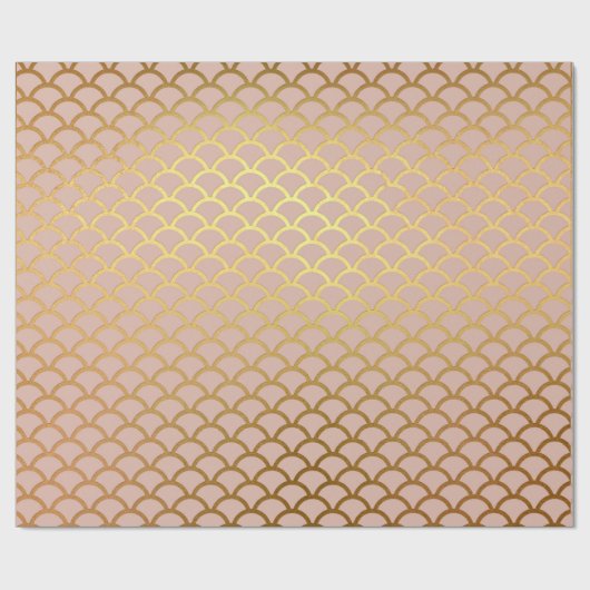 Pastel Seashells Waves Cadeaupapier (Vlak)