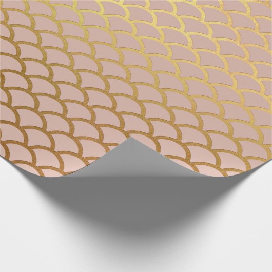 Pastel Seashells Waves Cadeaupapier (Hoek)