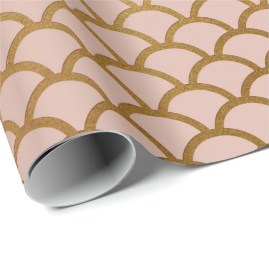 Pastel Seashells Waves Cadeaupapier (Rol Hoek)