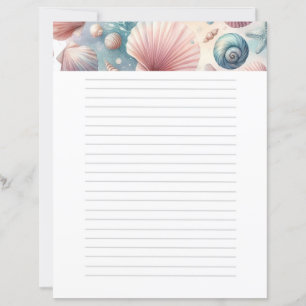 Pastel Seashels Nautical