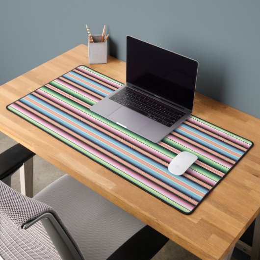Pastel serape strepen bureaumat (Kantoor 2)