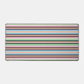 Pastel serape strepen bureaumat (Voorkant)