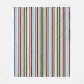 Pastel serape strepen fleece deken (Voorkant)