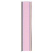 Pastel serape strepen medium tafelloper (Voorkant)