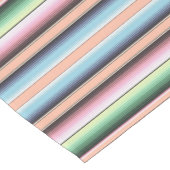 Pastel serape strepen medium tafelloper (Hoek)
