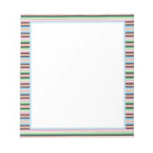 Pastel serape strepen notitieblok (Voorkant)