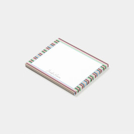 Pastel serape strepen post-it® notes