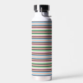 Pastel serape strepen waterfles (Links)