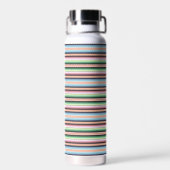 Pastel serape strepen waterfles (Achterkant)