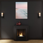 Pastel Serenity Ocean Waves Canvas Afdruk