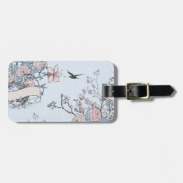 pastel shabby chic bagagelabel