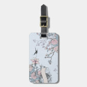 pastel shabby chic bagagelabel (Voorkant verticaal)